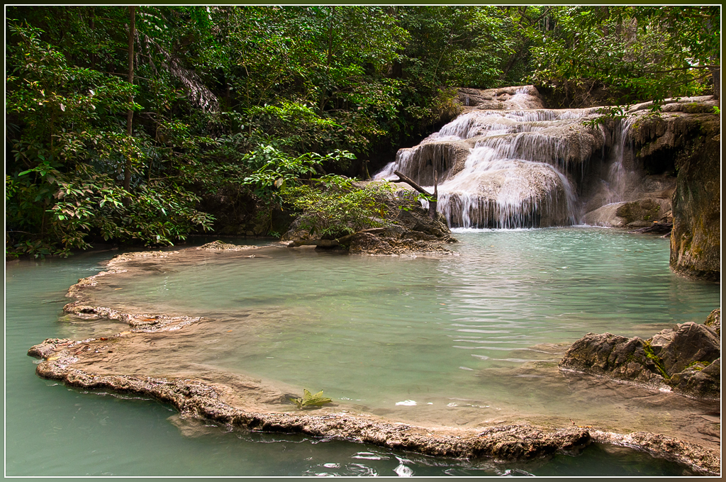 DSC 8776 Thailand - Erawan waterval kader-2 - 