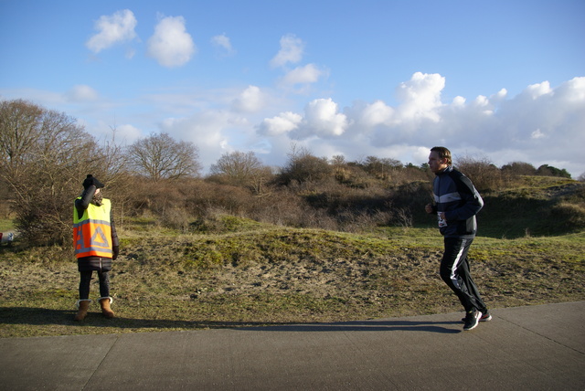 DSC05278 5 en 10 km loop Westvoorne 4-1-2015