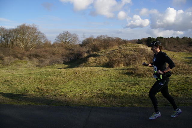 DSC05311 5 en 10 km loop Westvoorne 4-1-2015