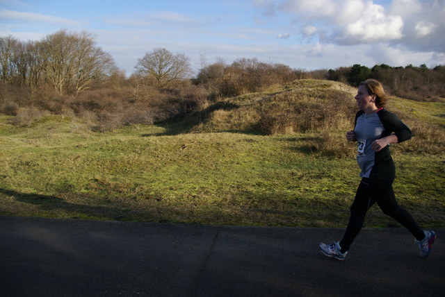 DSC05319 5 en 10 km loop Westvoorne 4-1-2015