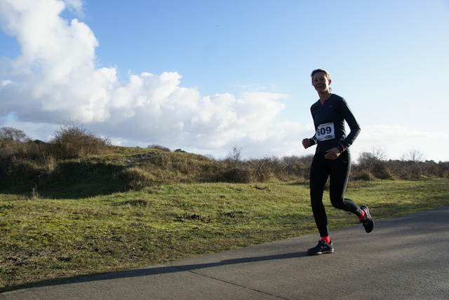 DSC05329 5 en 10 km loop Westvoorne 4-1-2015