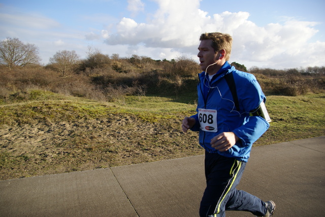 DSC05333 5 en 10 km loop Westvoorne 4-1-2015