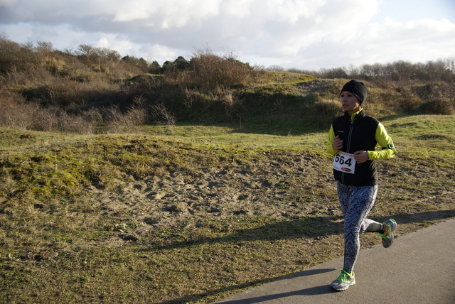 DSC05336 5 en 10 km loop Westvoorne 4-1-2015