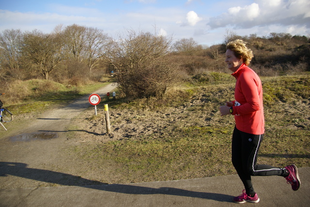 DSC05341 5 en 10 km loop Westvoorne 4-1-2015