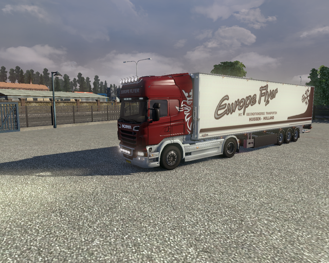 ets2 Scania R2009 4x2 Highline +Coolliner Europe F prive skin ets2