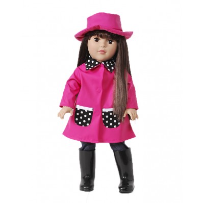 "Raincoats & Rainbows" Dollie - 18 inch Play Doll Dollies