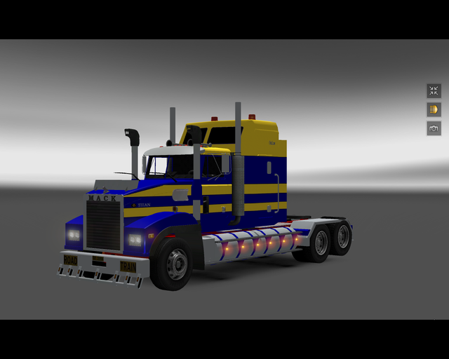 ets2 Mack Titan 6x4 prive skin ets2