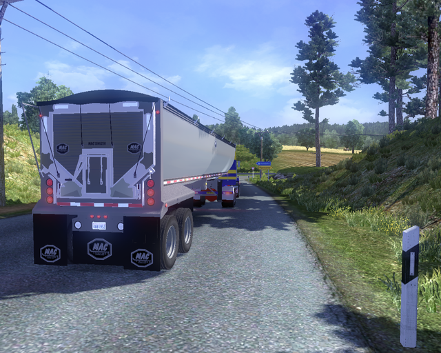 ets2 Mack Titan 6x4 + 2asser Kipper 3 prive skin ets2