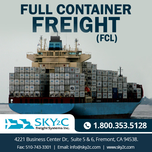 FullContainerFreight Sky2C Freight Systems Inc