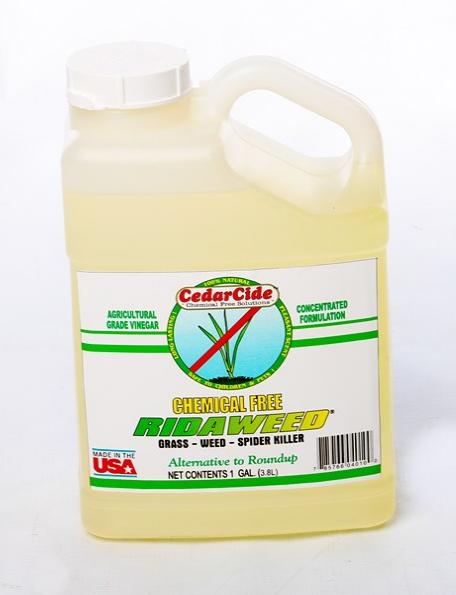 RIDAWEED AND SPIDER KILLER Organic Pest Control Cedarcide Products
