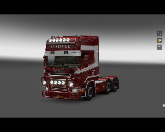 ets2 Scania R730 6x4 Klintra Hoogeveen prive skin ets2