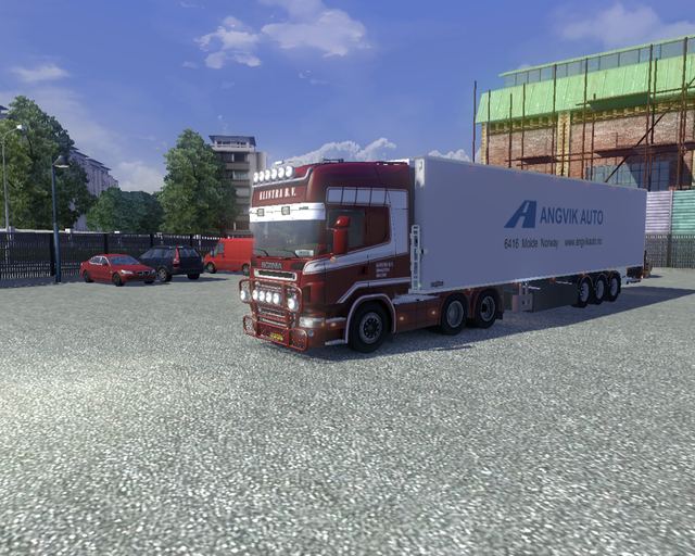 ets2 Scania R730 6x4 Klintra Hoogeveen + koeltrail prive skin ets2