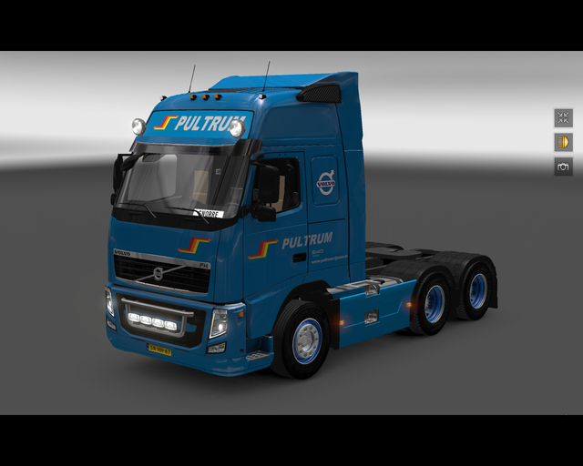 ets2 Volvo Fh16 Classic 6x4 Pultrum Rijssen prive skin ets2