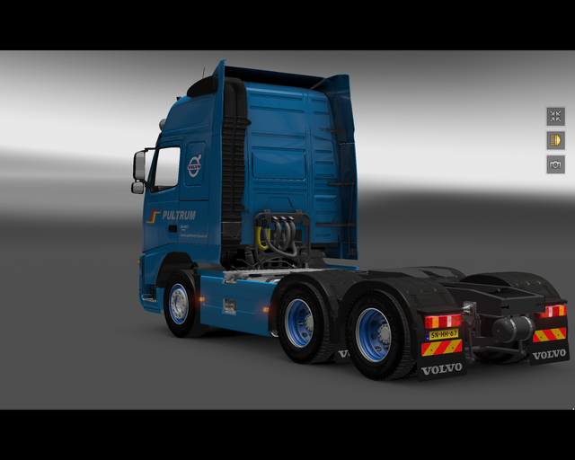 ets2 Volvo Fh16 Classic 6x4 Pultrum Rijssen 3 prive skin ets2