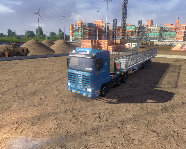 ets2 Scania 143M 420 6x2 Pultum Rijssen + trailer  prive skin ets2