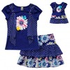 "Peace and Flowers" Skirt S... - Matching Clothes