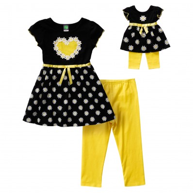 "Daisy Love" Legging Set with Matching Outfit Matching Clothes