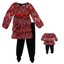 Tiered Ruffle Chiffon Dress... - Matching Clothes