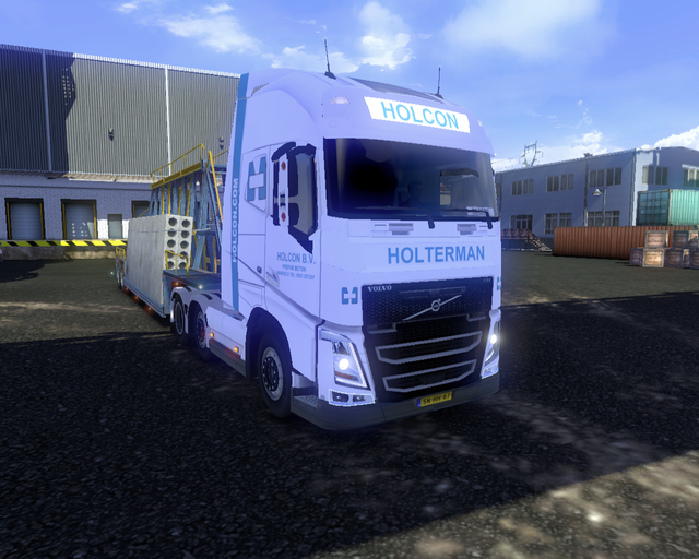 ets2 Volvo Fh16 2013 6x2 Holterman Prefab Beton Ma prive skin ets2