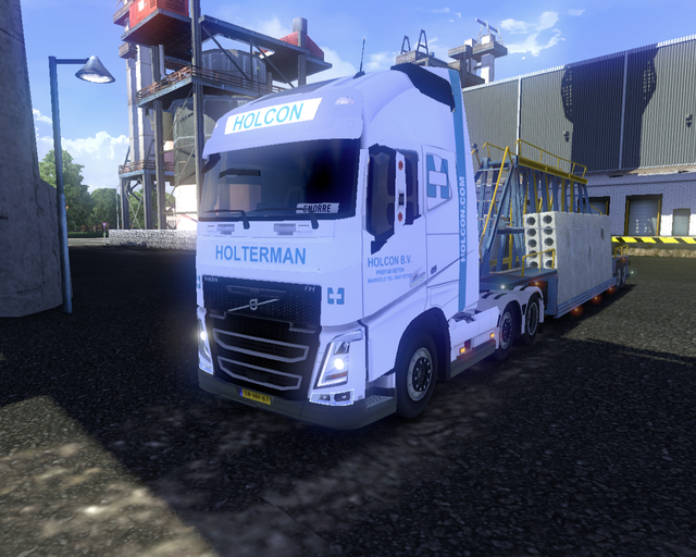 ets2 Volvo Fh16 2013 6x2 Holterman Prefab Beton Ma prive skin ets2