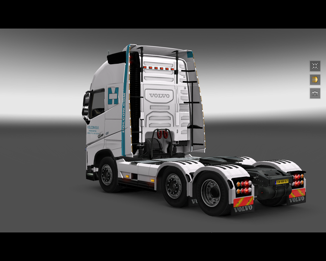 ets2 Volvo Fh16 2013 6x2 Holterman Prefab Beton Ma prive skin ets2