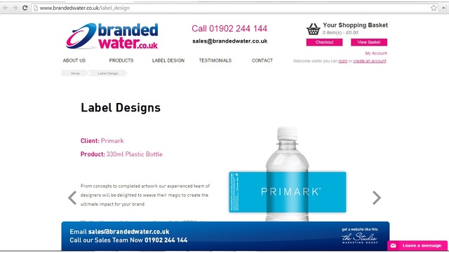 branded water label design branded water label design