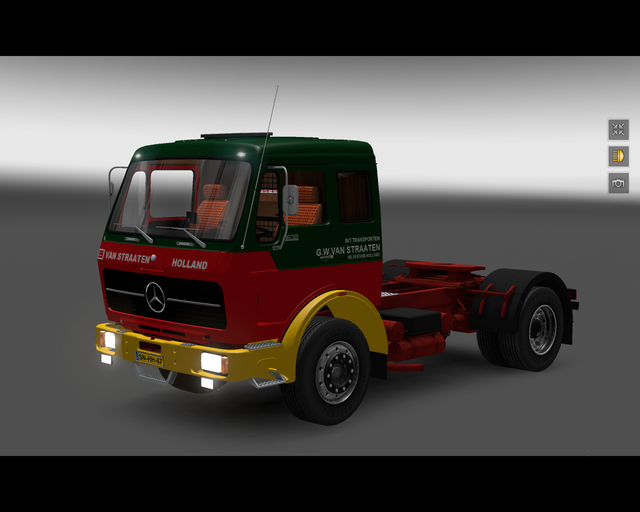 ets2 Mercedes NG 1631 4x2 Int Transporten GW van S prive skin ets2