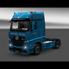 ets2 Mercedes Actros MP4 D - prive skin ets2