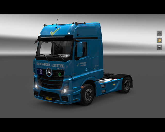 ets2 Mercedes Actros MP4 D prive skin ets2