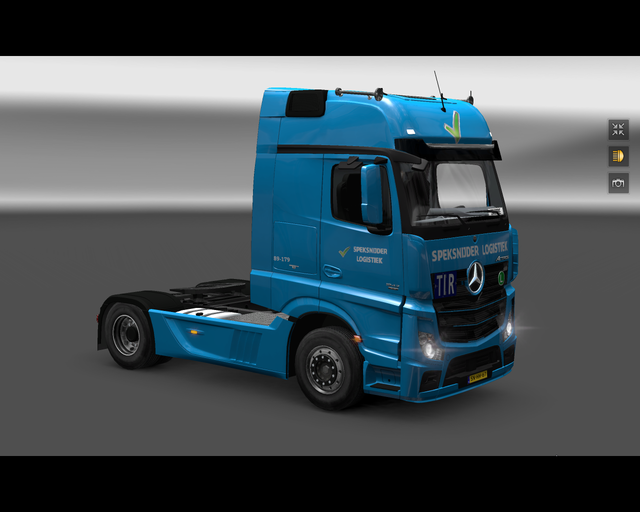 ets2 Mercedes Actros MP4 D prive skin ets2