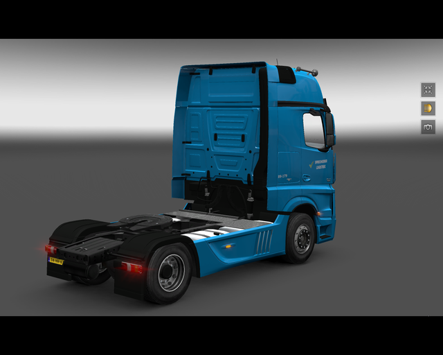 ets2 Mercedes Actros MP4 D prive skin ets2