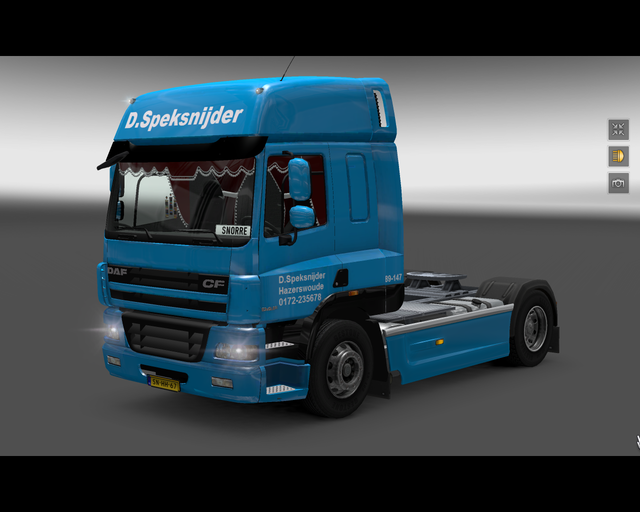 ets2 Daf CF 4x2 D prive skin ets2