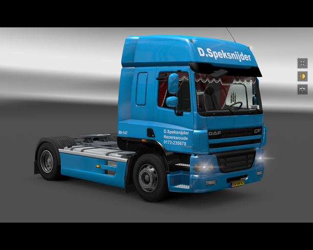 ets2 Daf CF 4x2 D prive skin ets2