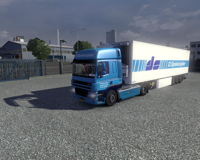 ets2 Daf CF 4x2 + Lamberet SR2 D prive skin ets2