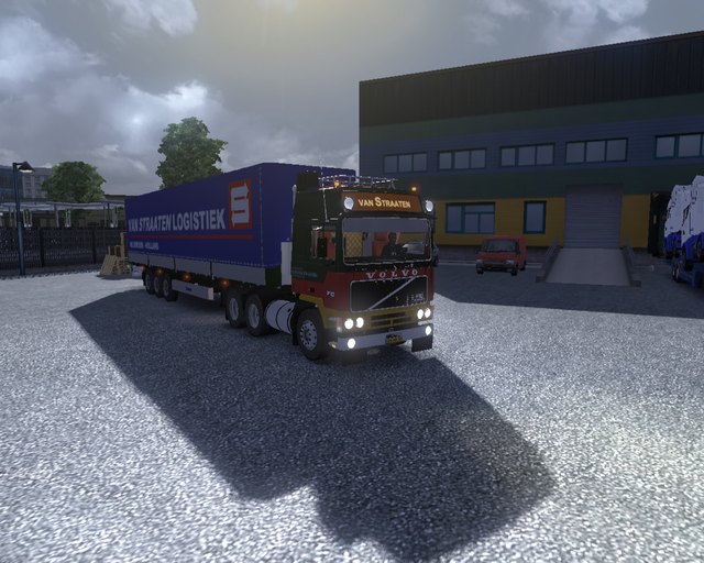 ets2 Volvo F10 6x4 + Zeiltrailer Int Transporten G prive skin ets2