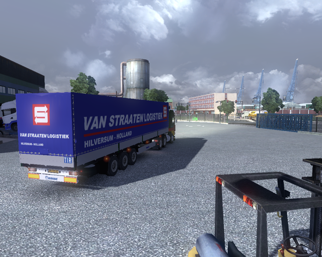 ets2 Volvo F10 6x4 + Zeiltrailer Int Transporten G prive skin ets2