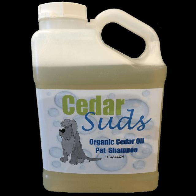 CEDAR SUDS PET SHAMPOO OLD LABEL Organic Pest Control Cedarcide Products