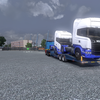 ets2 Scania 124L 6x2 + Trai... - prive skin ets2