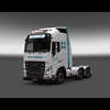 ets2 Volvo Fh16 6x2 2013 Ho... - prive skin ets2