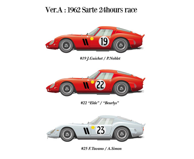 12 250GTO62-æ¨ªçµµ002ss MFH 1:12 250 GTO