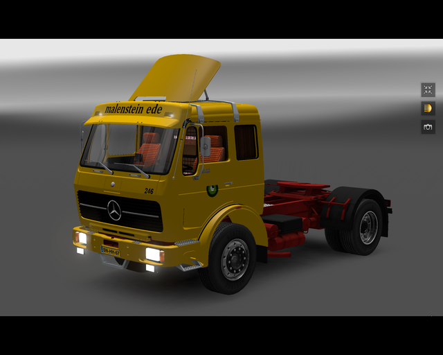 ets2 Mercedes NG 1631 4x2 Malenstein Ede prive skin ets2