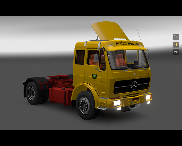 ets2 Mercedes NG 1631 4x2 Malenstein Ede 1 prive skin ets2