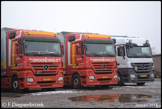 Actros Line up Groenewold-BorderMaker 2015