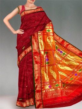 Unnati Silks Paithani silk saree online shopping Unnati Silks Paithani Silk sarees online shopping