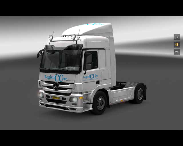 ets2 Mercedes Actros MP3 LogistiCCare Twello prive skin ets2