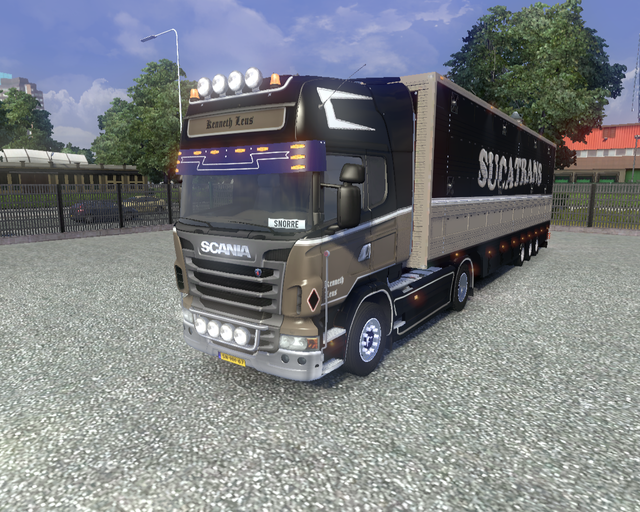 ets2 Scania R730 4x2 Kenneth Leus (B) + Veetrailer prive skin ets2