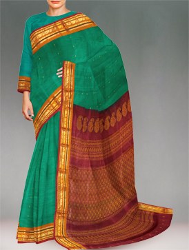 Unnati Silks gadwal sico pattu sari onlineshopping Unnati Silks Gadwal Silk sarees online shopping