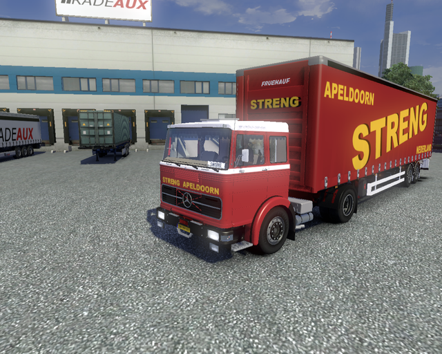 ets2 Mercedes Benz LPS 1632 + zeiltrailer Streng A prive skin ets2