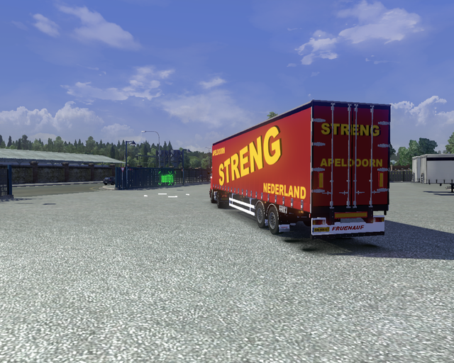 ets2 Mercedes Benz LPS 1632 + zeiltrailer Streng A prive skin ets2