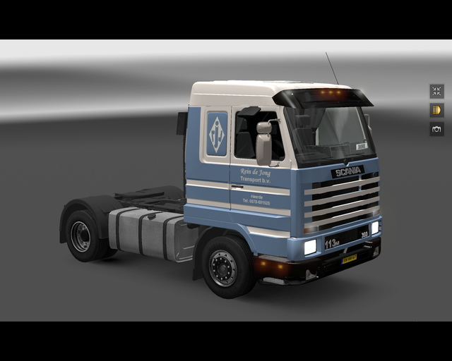 ets2 Scania 113M 360 4x2 Rein de Jong Heerde 1 prive skin ets2